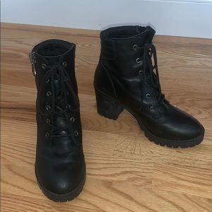Black Steve Madden High Heel Booties!